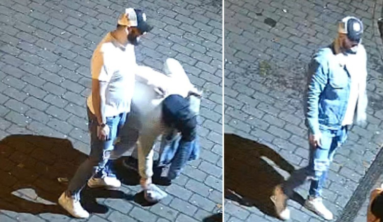 Policie vyšetřuje drsnou bitku několika osob. Pátrá po muži z kamerového záznamu