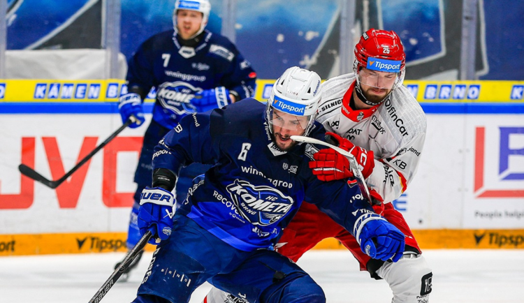 Hokejisté Brna díky hattricku Hynka Zohorny zdolali Hradec Králové 4:3