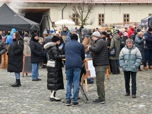 FOTO: Masopust na hradě. Nechyběla ani nefalšovaná zabíjačka