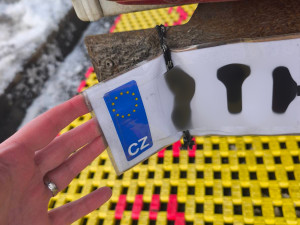 Řidič si na auto přidělal registrační značku z kartonu, dostal pokutu