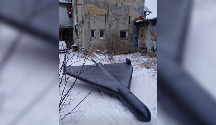 V centru Olomouce se objeví ruský dron. Má připomenout, že i Česko může být cíl