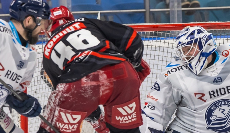 Vítězný obrat se nekonal. Vítkovice nevyužily několik přesilovek a domů se vrací s prázdnou