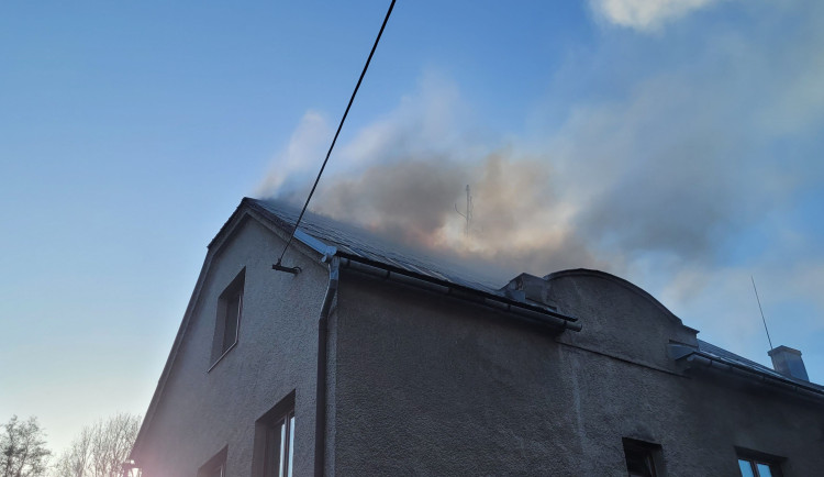 Foto z místa požáru