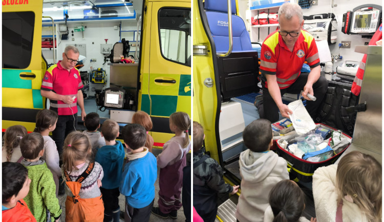 Na záchranku ve Vítkově přišly děti ze školky. První pomoc zvládnou od pěti let