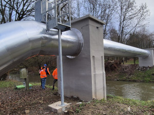 Vodohospodáři na Novojičínsku za 3,5 milionu korun opravili vodovod přes Odru