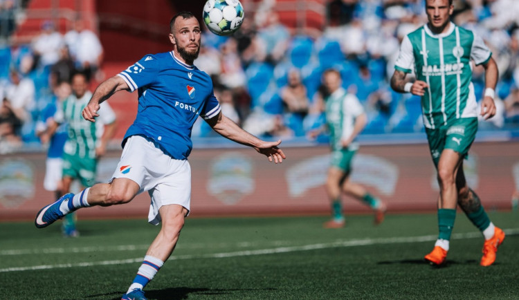 Fotbalisté Ostravy prohráli s Bohemians 0:2, Jurečka neproměnil penaltu. Foto: FC Baník Ostrava