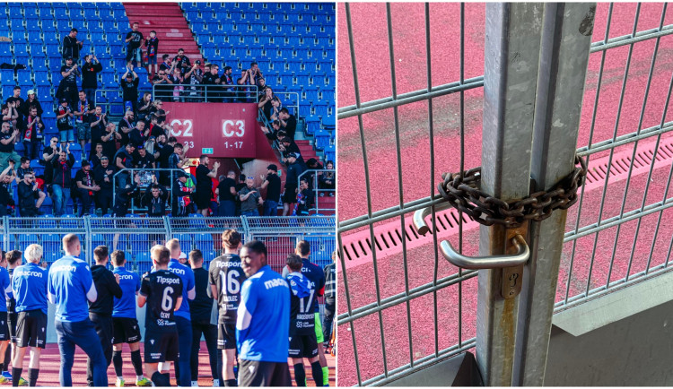 Dramatický závěr utkání, fanoušek se zřítil z ochozu. Byl to chaos, zní z kotle hostí