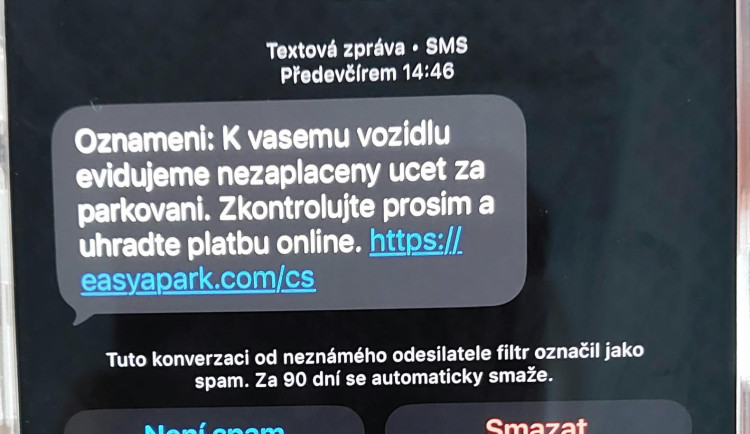 Myslela, že platí dvacet korun za parkování, přišla o tisíce