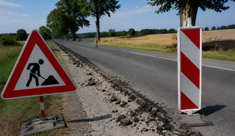 Začíná oprava silnice mezi Rýžovištěm a Dětřichovem. Uzavírka potrvá čtyři měsíce
