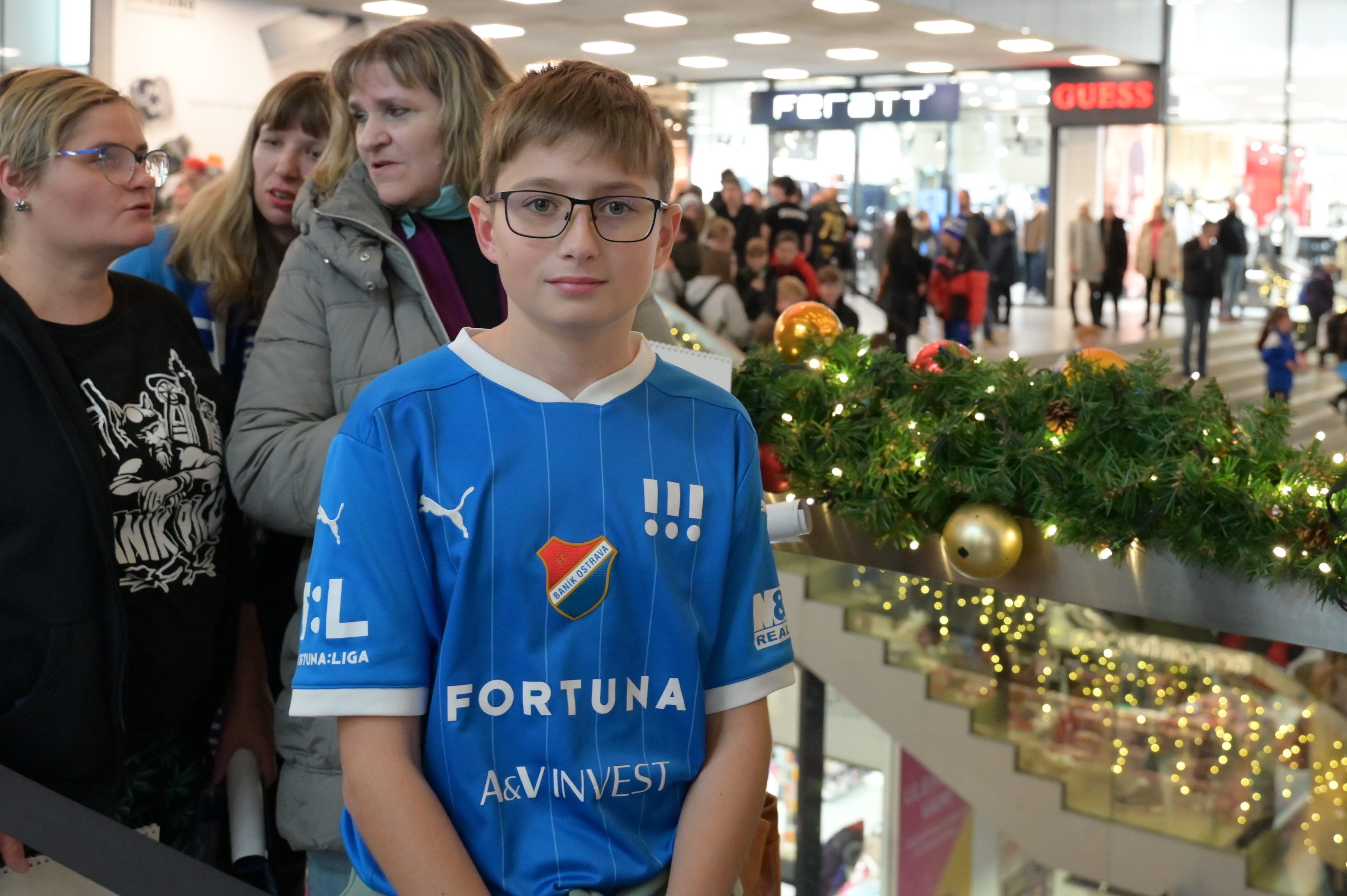 Jedině Baník! Modrobílí obsadili obchodní centrum