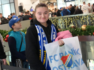 Jedině Baník! Modrobílí obsadili obchodní centrum