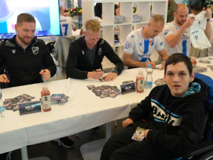 Jedině Baník! Modrobílí obsadili obchodní centrum