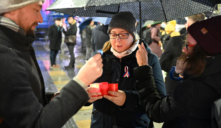 Oslavy 17. listopadu v Ostravě