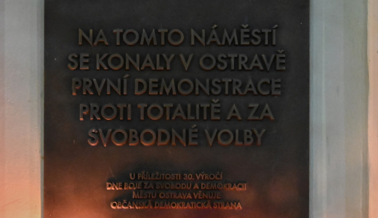 Oslavy 17. listopadu v Ostravě