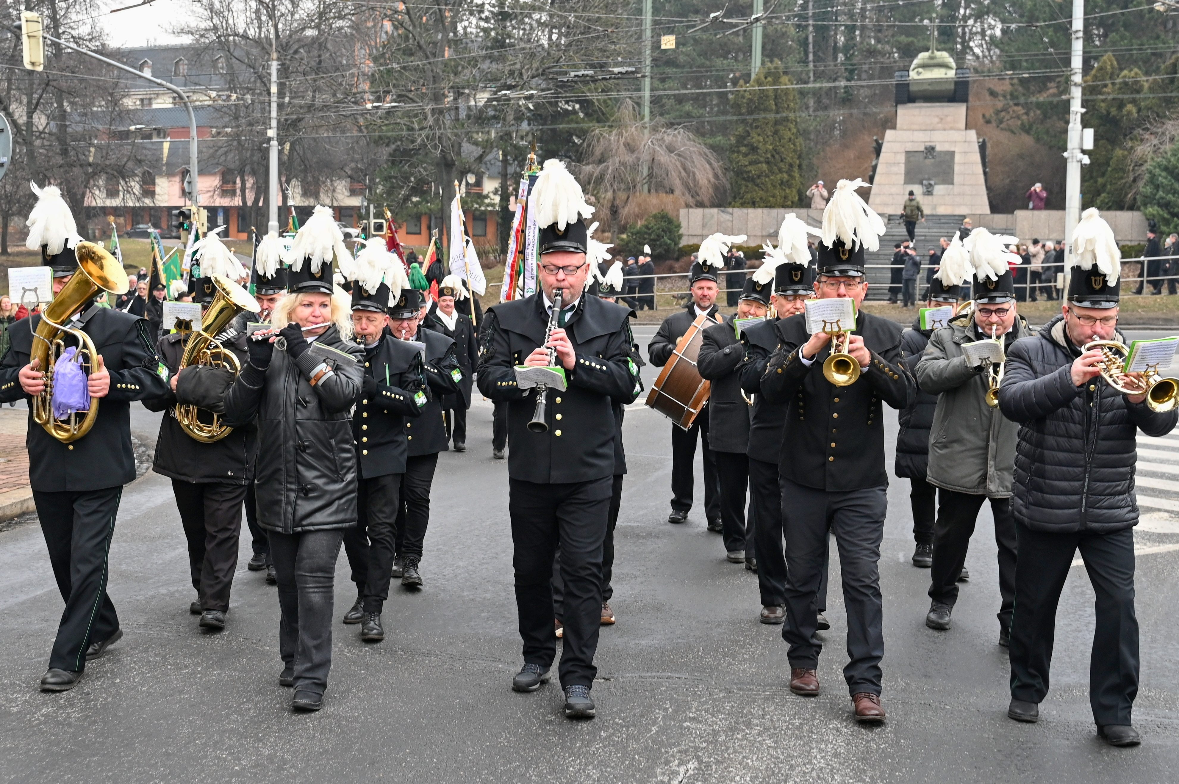 Hornický průvod a Zdař Bůh.