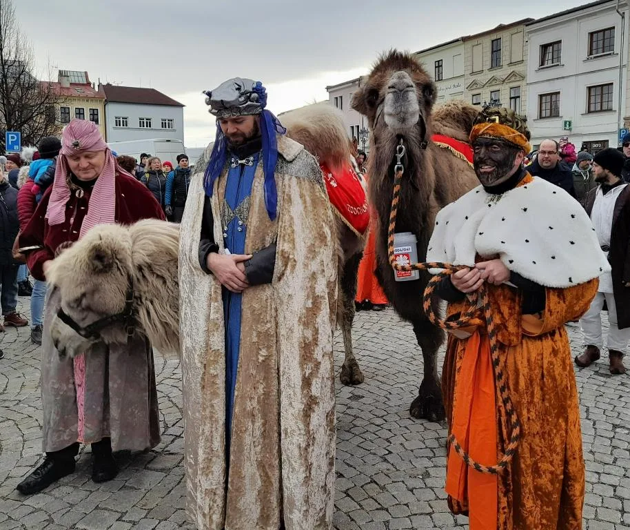 Tříkrálový průvod s velbloudem