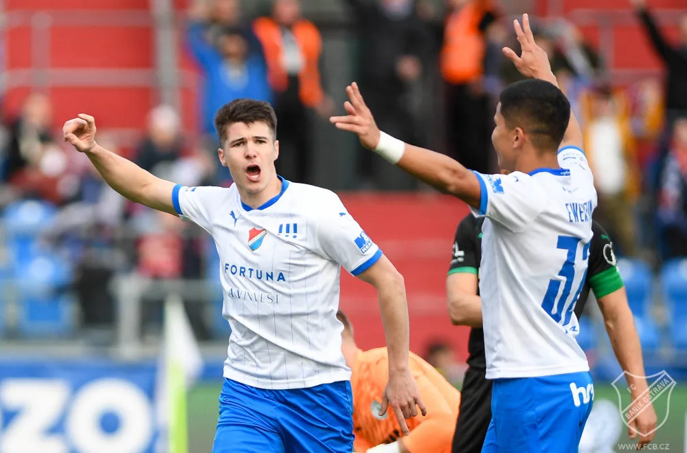 Fotbalisté Bohemians navzdory oslabení vybojovali v Ostravě remízu 1:1.