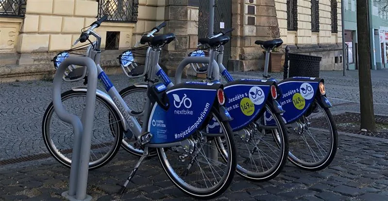 Sdílená kola Nextbike.