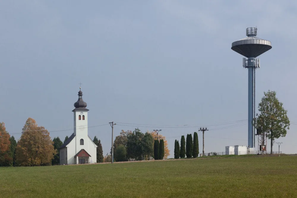 Začala komplexní sanace vodojemu Červený kámen na Novojičínsku za 28 milionů korun