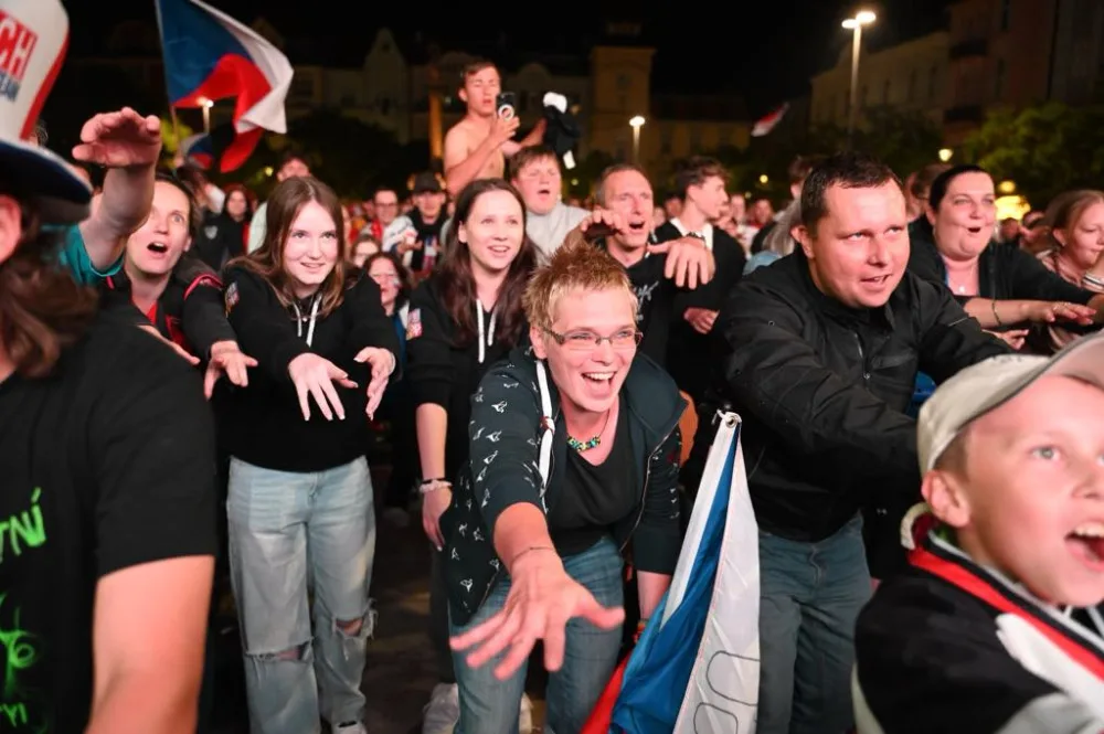 Ostrava. České zlato smícháno s modrobílou evropskou radostí