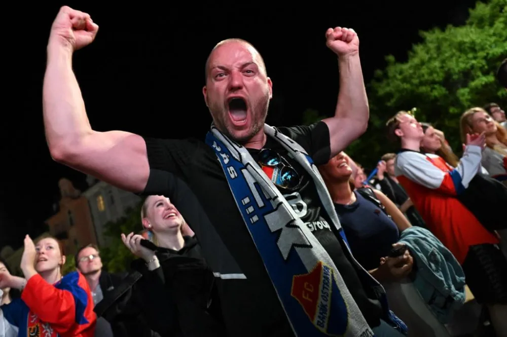 Ostrava. České zlato smícháno s modrobílou evropskou radostí