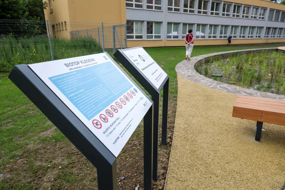 Nejlidnatější ostravská část Jih dostala nový park za 27 milionů, jeho součástí je i vodní biotop