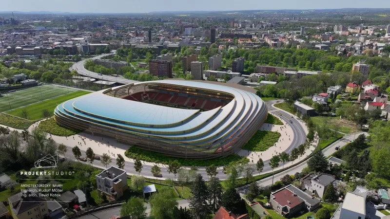 Ostrava chce Baník zpátky na Bazaly. Nový stadion může začít růst v roce 2027