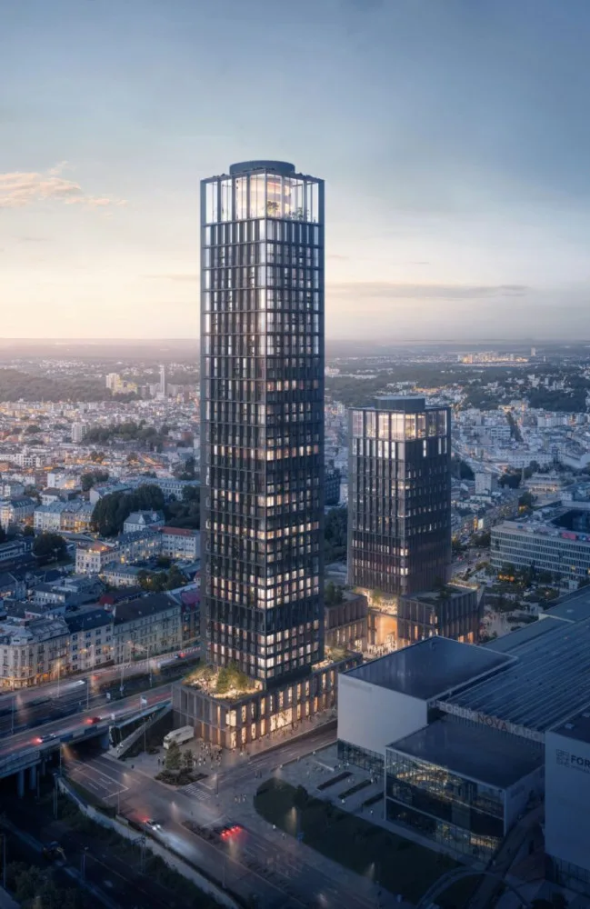 VIZUALIZACE: Mrakodrap Ostrava Towers Complex vznikne podle návrhu dánského studia