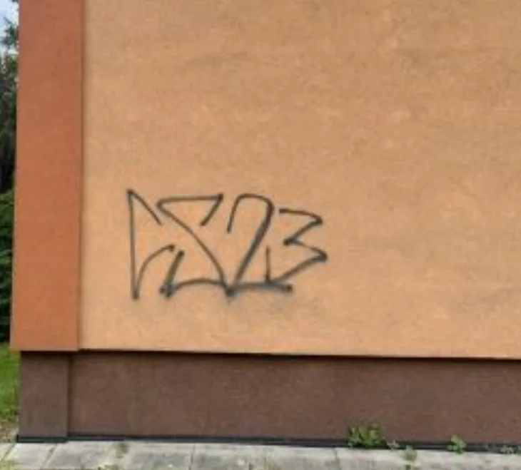 Vandal z Karviné během tří měsíců poničil devět budov. Fasády posprejoval a popsal nesmazatelnými fixy
