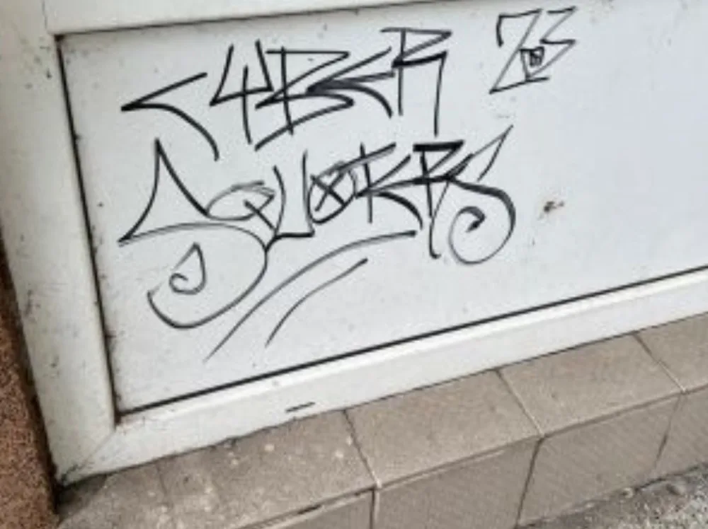 Vandal z Karviné během tří měsíců poničil devět budov. Fasády posprejoval a popsal nesmazatelnými fixy
