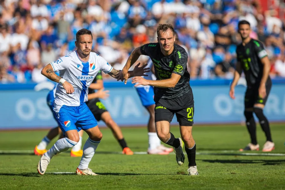 Fotbalisté Ostravy porazili doma Jablonec 1:0, rozhodl střídající Ewerton.