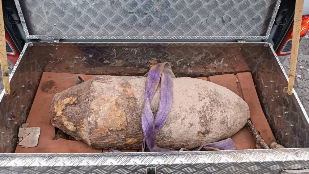 Nález letecké pumy poblíž Ostravy zaměstnal pyrotechniky.