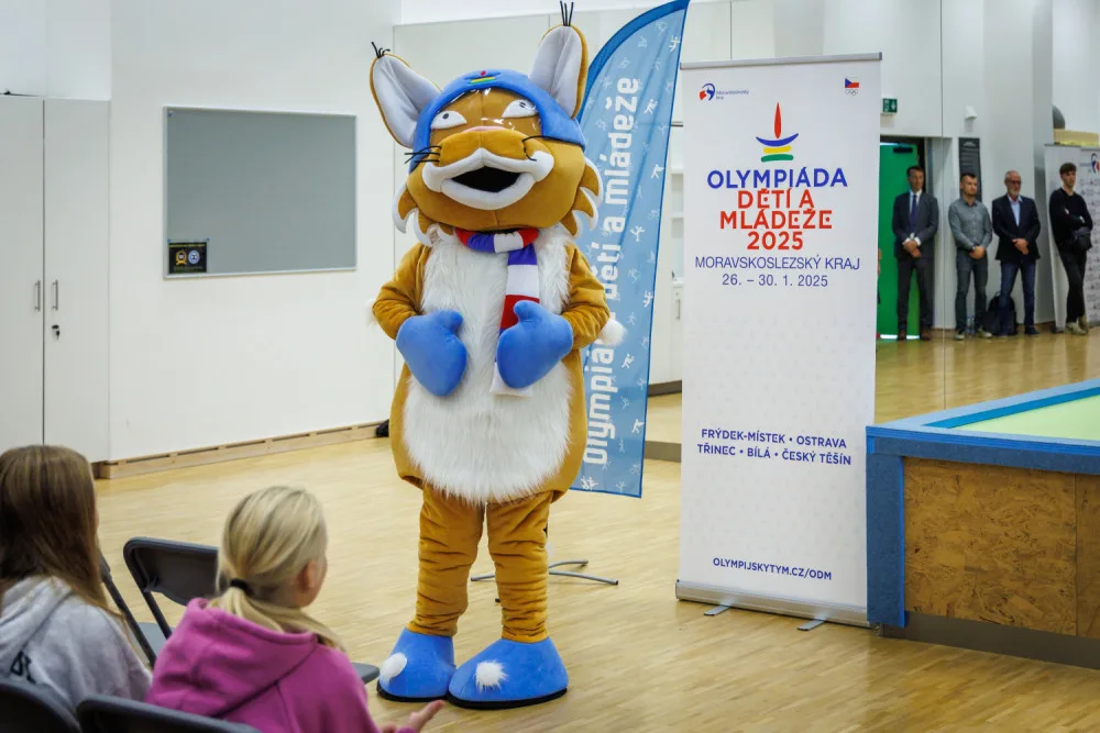Maskot Olympiády dětí a mládeže hledá jméno. Sportovní akce se na severní Moravu vrátí po třinácti letech