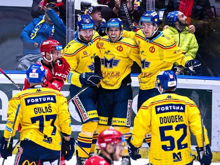 Motor slaví druhé vítězství v řadě, nad obhájcem titulu zvítězil 5:2