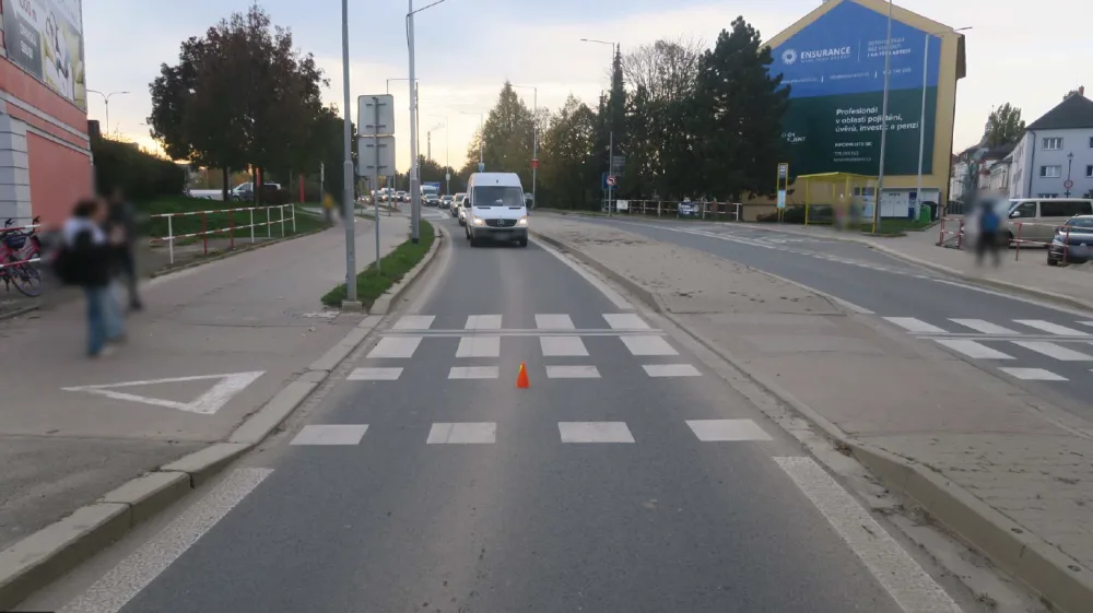 Foto z místa nehody.