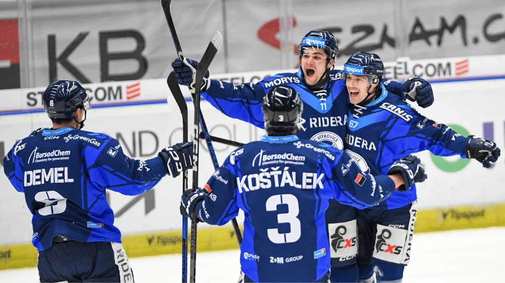 Efektivnější Vítkovice skolily Brno 5:2. Čtyři body si připsal ostravský útočník Kalus