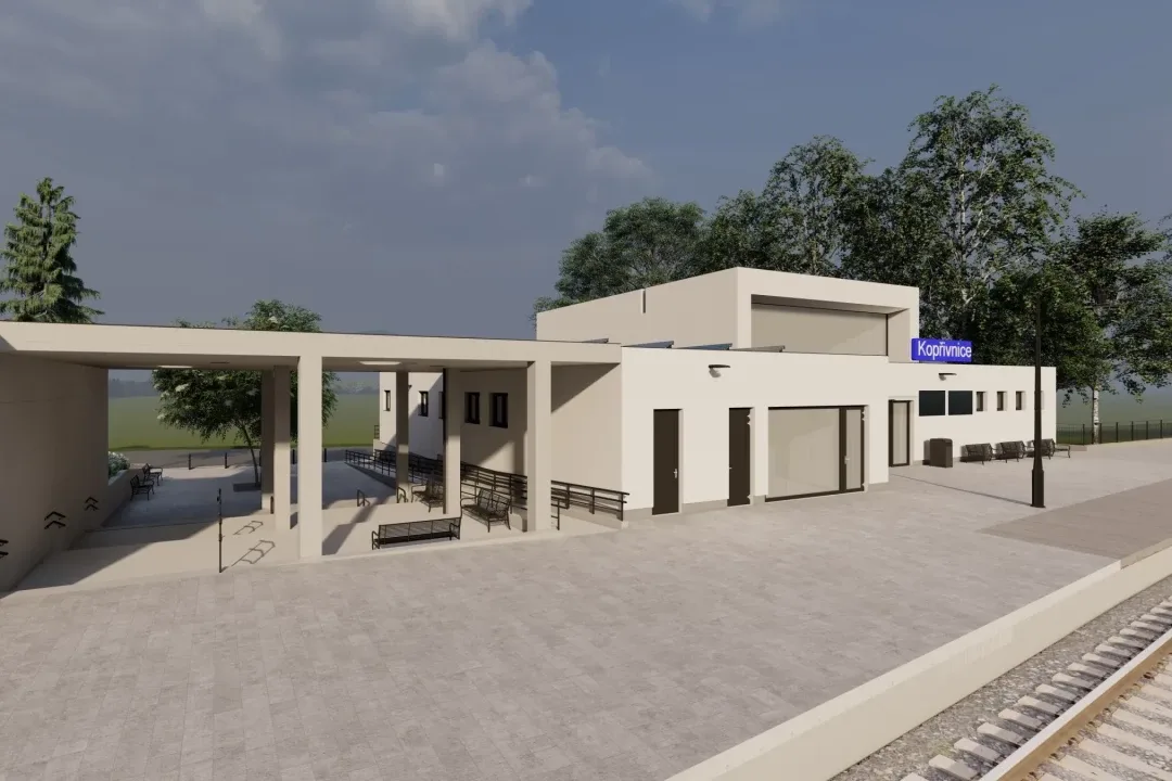 Nádraží v Kopřivnici čeká rekonstrukce, modernizace vyjde na 86 milionů. Budova bude výrazně úspornější