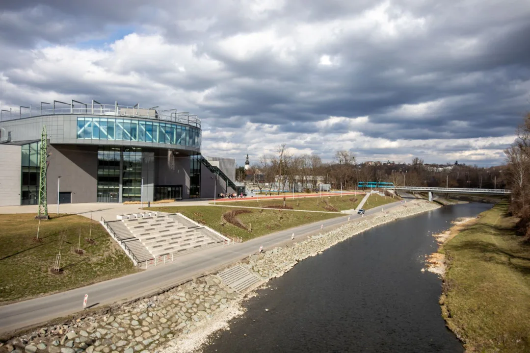Na břeh Ostravice se vrátí stroje, v Ostravě začne další část úprav pod City Campusem