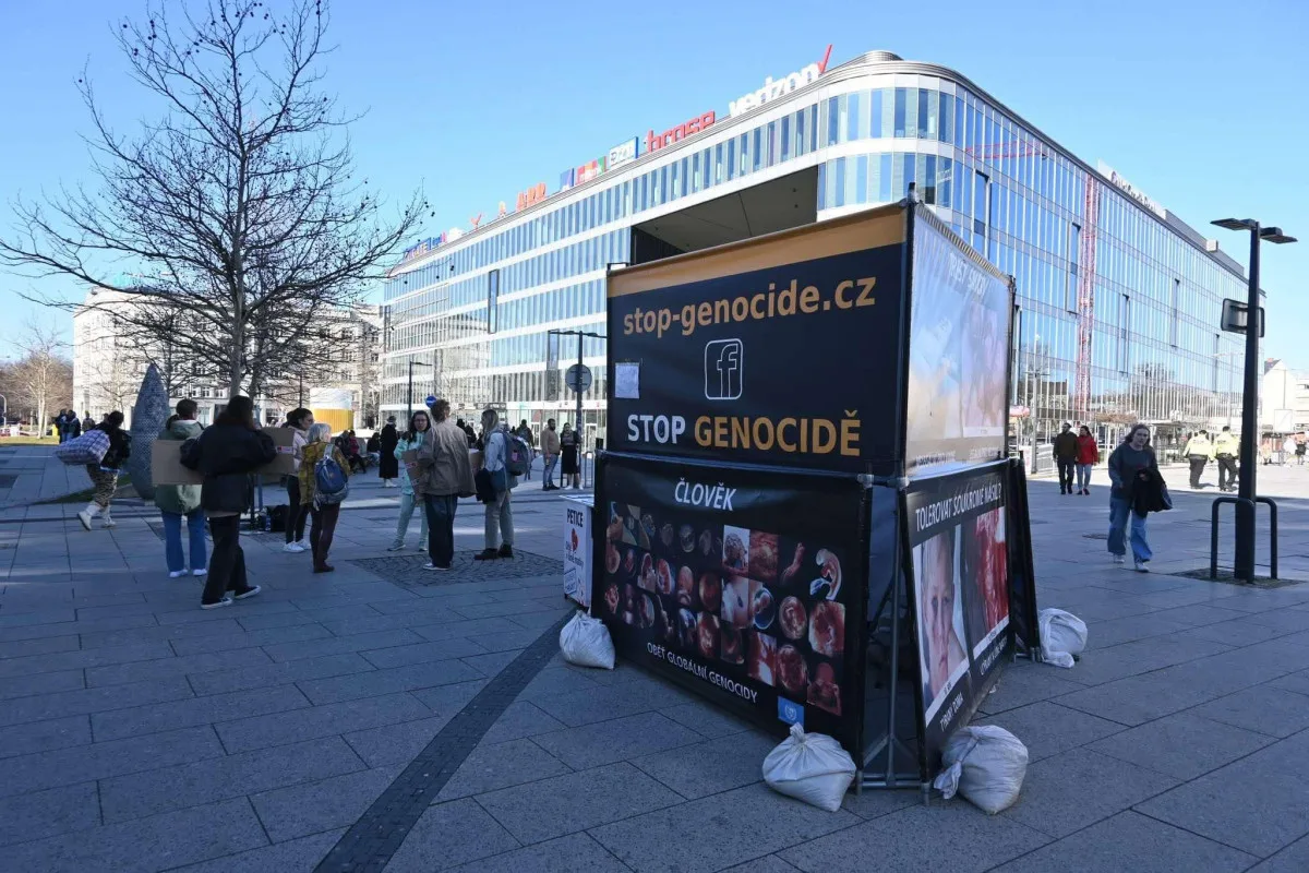 Kontroverzní podpisovka znechutila studenty i rodiče malých dětí. Odpůrci potratů na ostravské protestující zavolali policii
