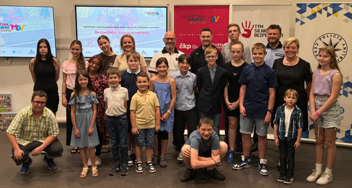 Děti z celé republiky vědí, jak se chovat bezpečně u dopravní nehody