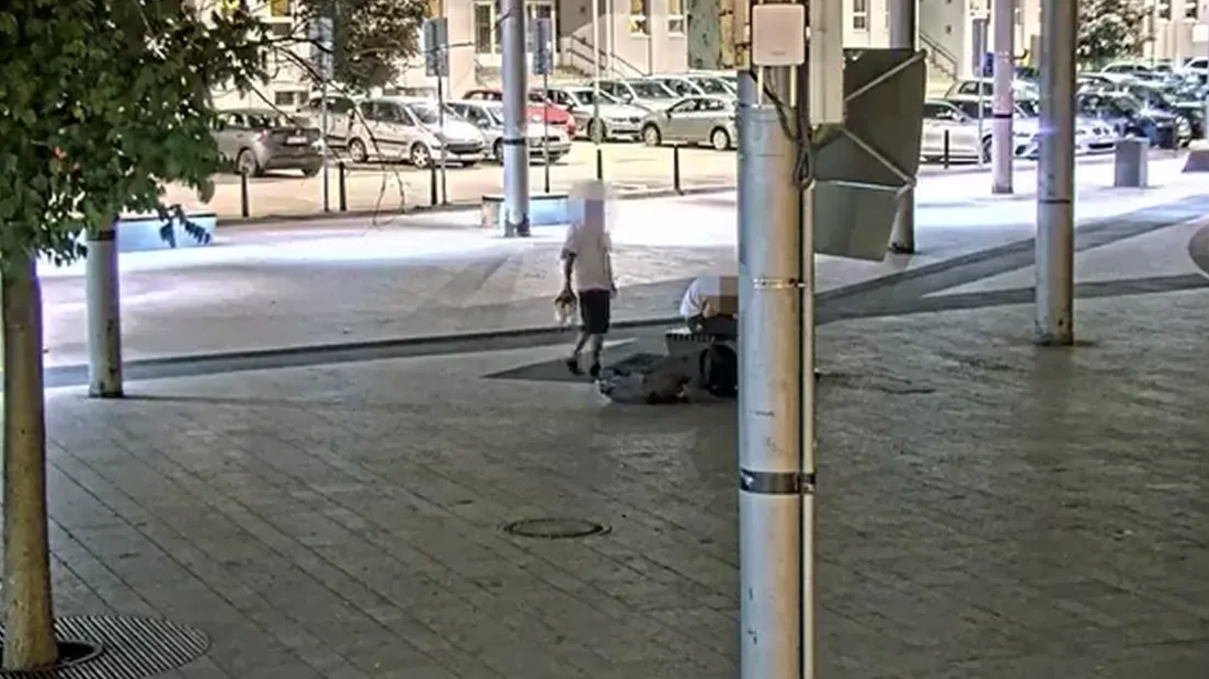 Kamerový systém sledoval, jak zloděj ukradl iPhone muži, který spal na lavičce