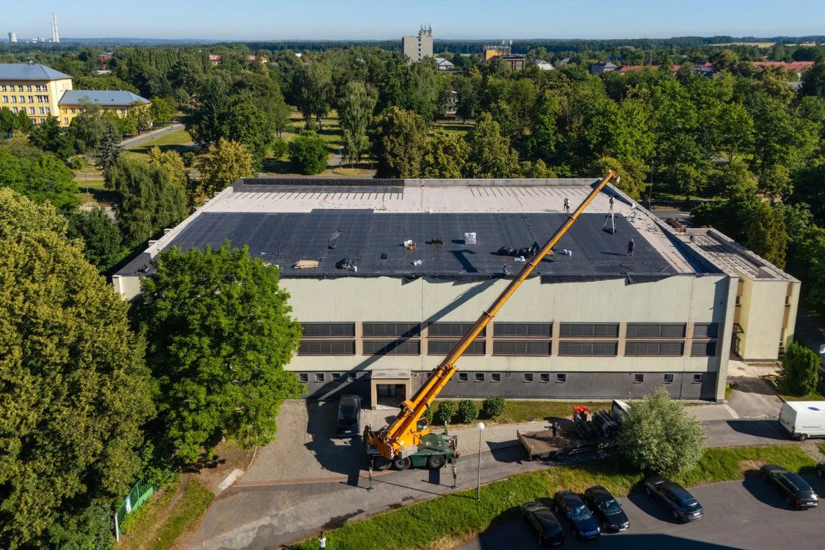 Házenkářská hala STaRS v Karviné se opravuje, renovace bude stát sedm milionů.