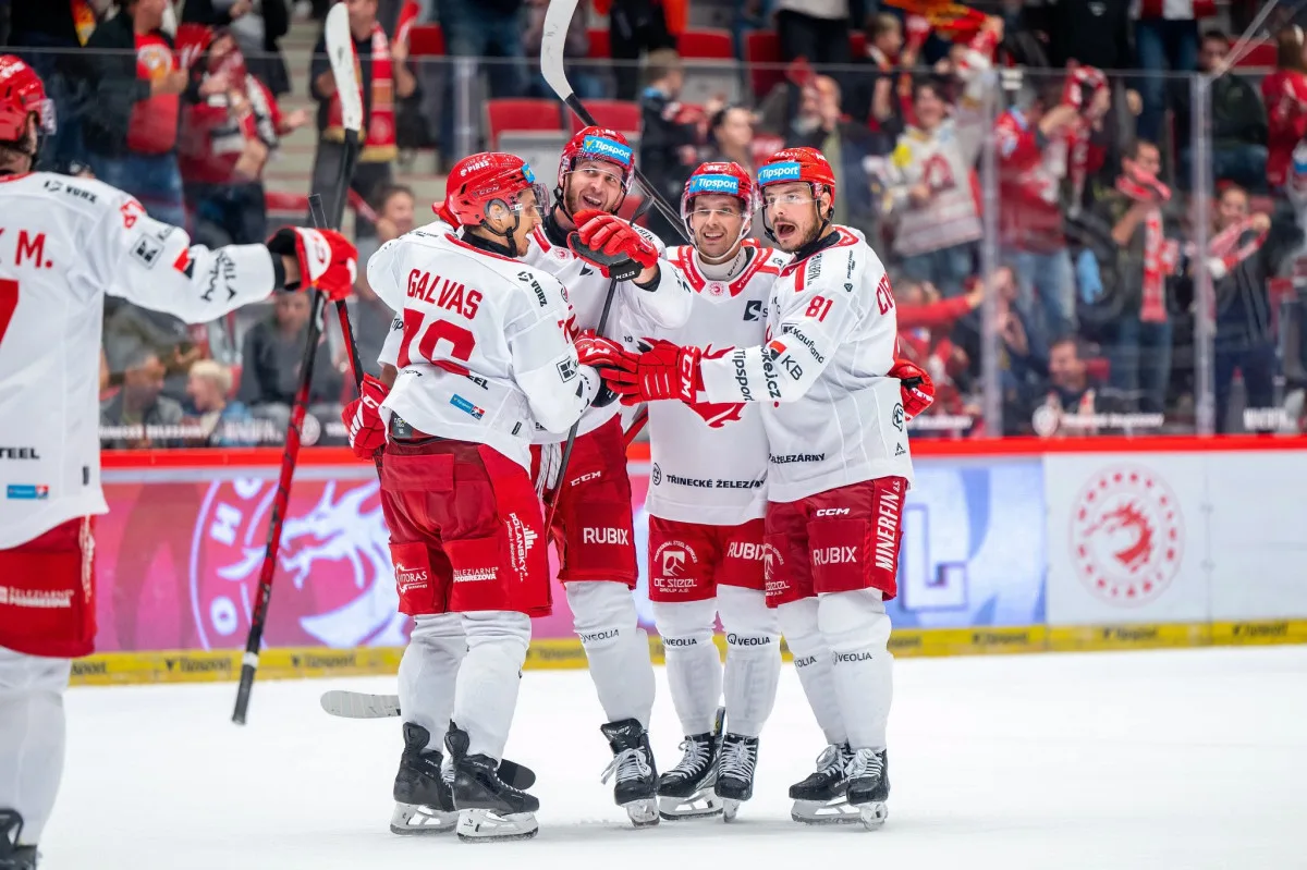 Hokejisté Třince porazili Liberec 4:2 a uspěli i v druhém domácím duelu v sezoně