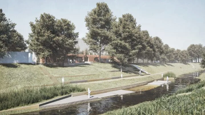 Nový Jičín chystá přeměnu břehů řeky Jičínky, vznikne tam park i oblázková pláž
