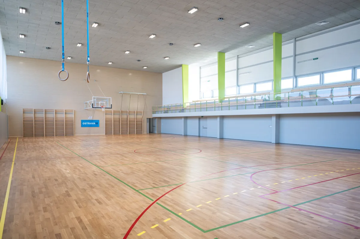 FOTO: V ostravském Pustkovci otevřela zrekonstruovaná sportovní hala. Foto: Lukáš Kaboň