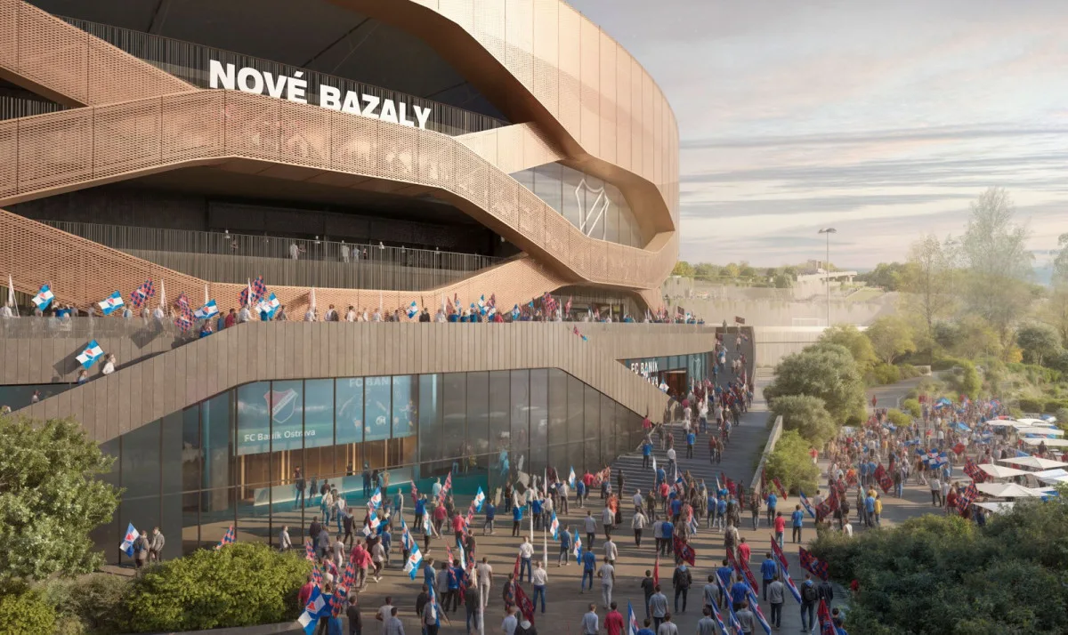 Vizualizace: Takové budou Nové Bazaly. Architektonická soutěž má svého vítěze. Foto: Se svolením L35 Arquitectos