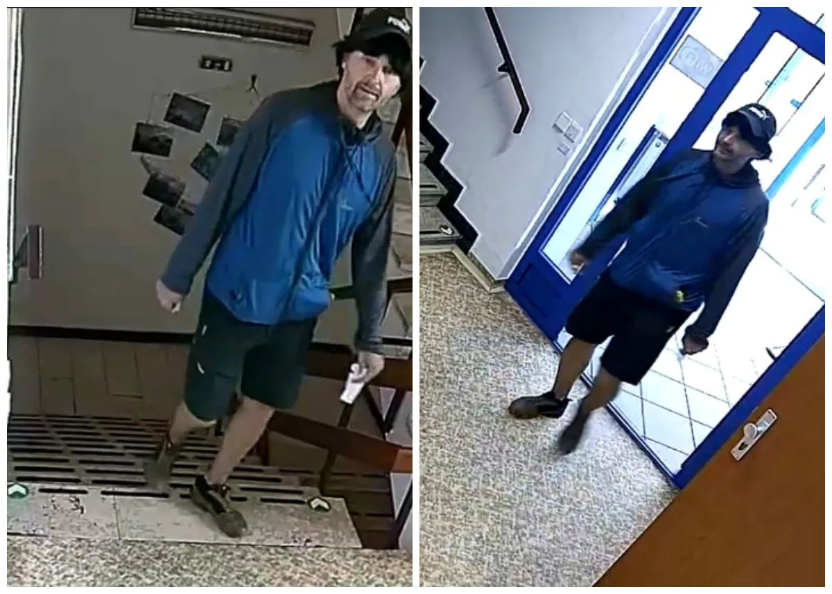 Loupež v Havířově. Policie hledá muže na fotkách, neznáte ho?