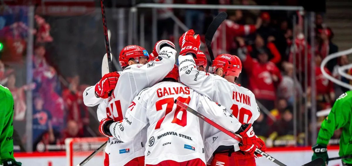 Dobrá práce: Oceláři před reprezentační pauzou doma porazili Mladou Boleslav 5:2. Foto: Se svolením HC Oceláři Třinec