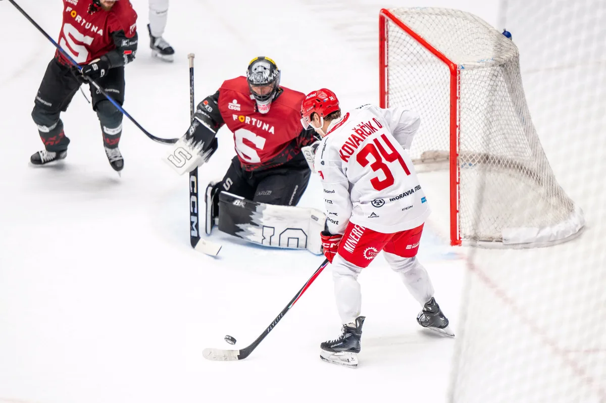 Hokejisté Třince udolali Spartu 5:3, dva góly dal Růžička.