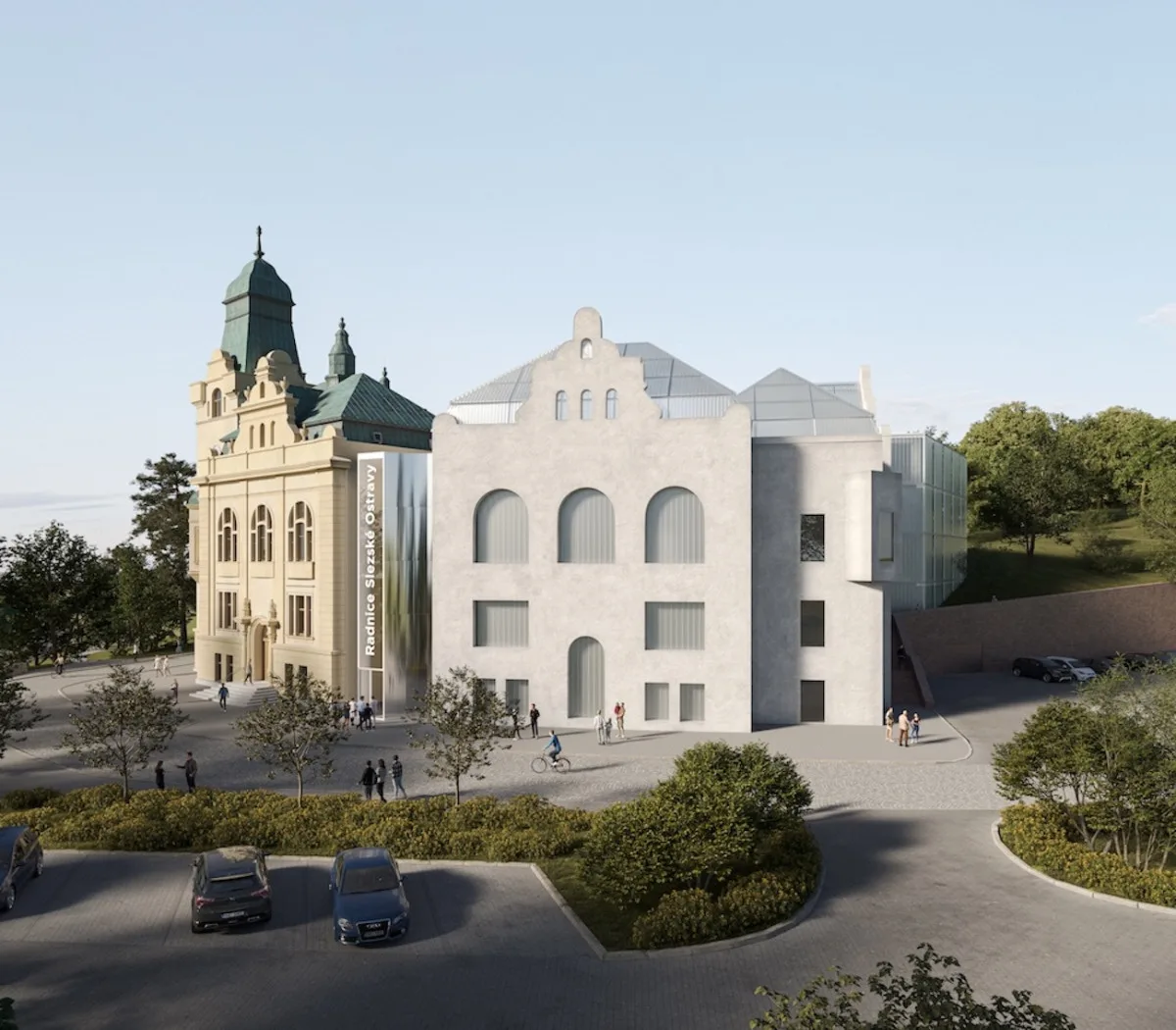 Slezská Ostrava zná podobu přístavby radnice. Soutěž vyhrál ateliér A8000.